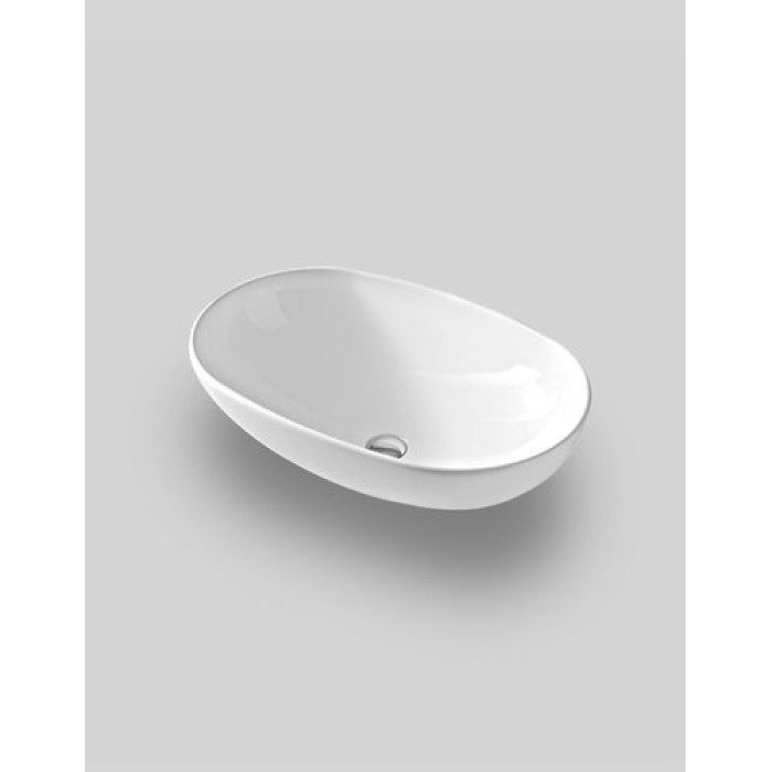 Керамическая раковина 70 см Artceram La Ciotola, white glossy (LCL002 01; 00)