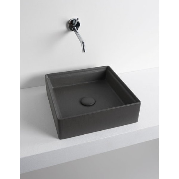 Керамическая раковина 38 см Artceram Scalino, cement arabica (SCL001 25; 00)