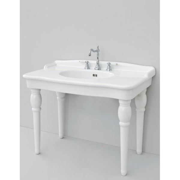 Керамическая раковина 112 см Artceram Hermitage, black glossy (HEL004 03; 00)