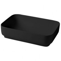 Керамическая раковина 60 см Artceram Gio Evolution, black glossy (GIL001 03; 00)