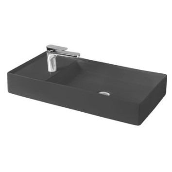 Керамическая раковина 75 см Artceram Scalino, grey olive (SCL004 15; 00)