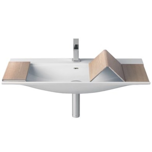 Керамическая раковина 90 см Artceram The One, white glossy (THL002 01; 00)