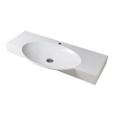 Керамическая раковина 105 см Artceram Swing, white glossy (SWL002 01; 00)
