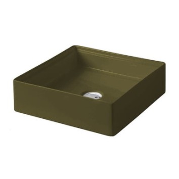 Керамическая раковина 38 см Artceram Scalino, cement mate (SCL001 24; 00)
