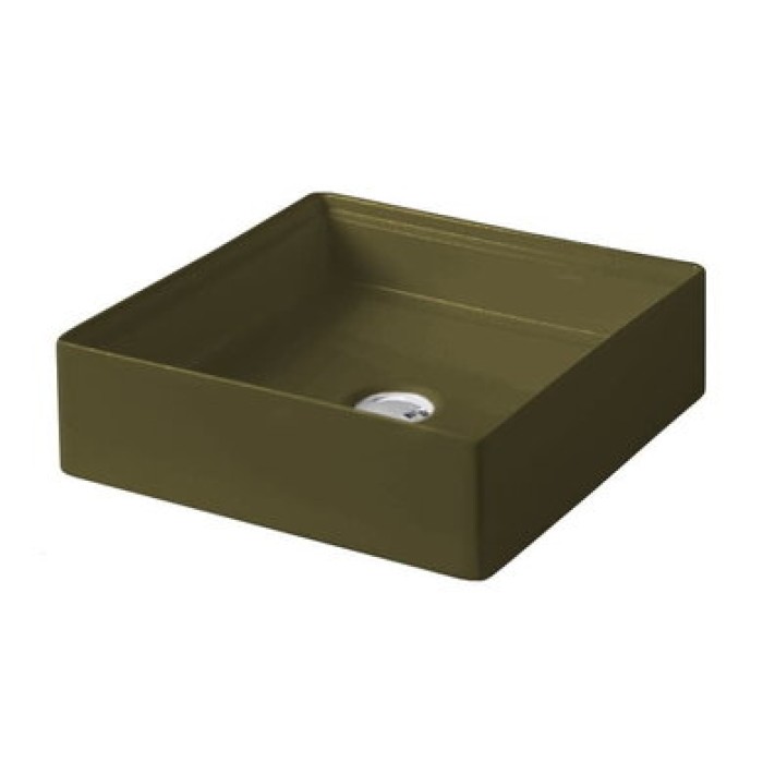 Керамическая раковина 38 см Artceram Scalino, cement mate (SCL001 24; 00)