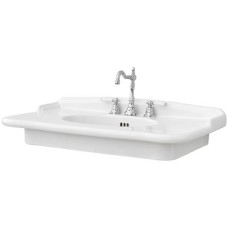 Керамическая раковина 92 см Artceram Hermitage, white glossy (HEL005 01; 00)