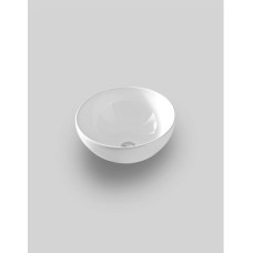 Керамическая раковина 46 см Artceram La Ciotola, white glossy (LCL001 01; 00)