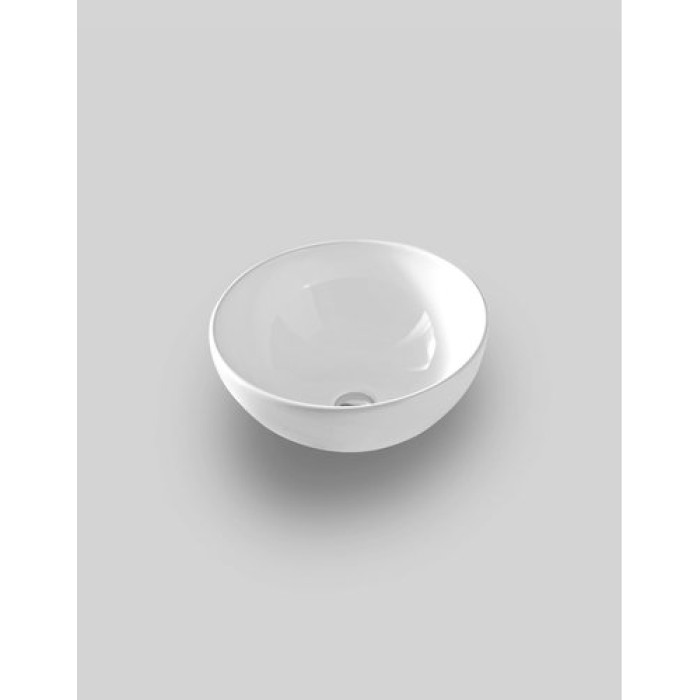 Керамическая раковина 46 см Artceram La Ciotola, white glossy (LCL001 01; 00)