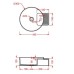 Керамическая раковина 44 см Artceram Cartesio (CAL004 01; 00)