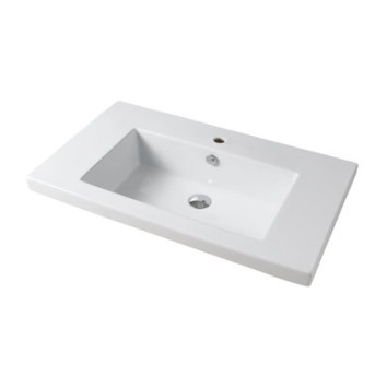 Керамическая раковина 96 см Artceram Gap, white glossy (GPL004 01; 00)