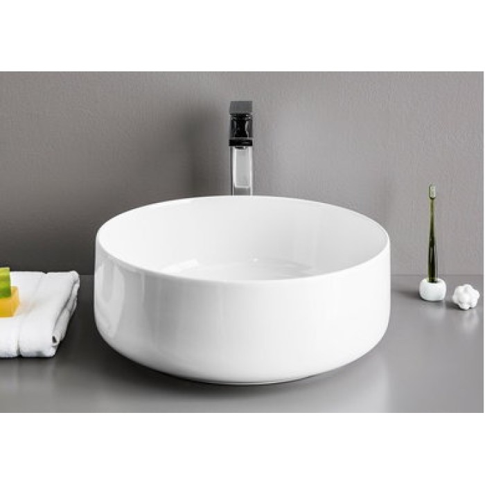 Керамическая раковина 42 см Artceram Cognac, white glossy (COL001 01; 00)