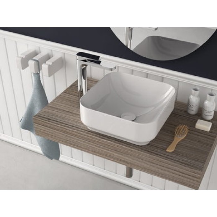 Керамическая раковина 40 см Artceram Gio Evolution, white glossy (GIL004 01; 00)