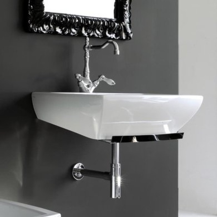 Керамическая раковина 70 см Artceram Jazz, white glossy (JZL005 01; 00)