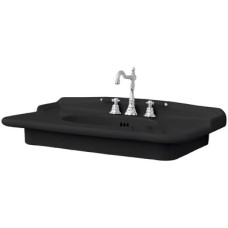 Керамическая раковина 92 см Artceram Hermitage, black glossy (HEL005 03; 00)