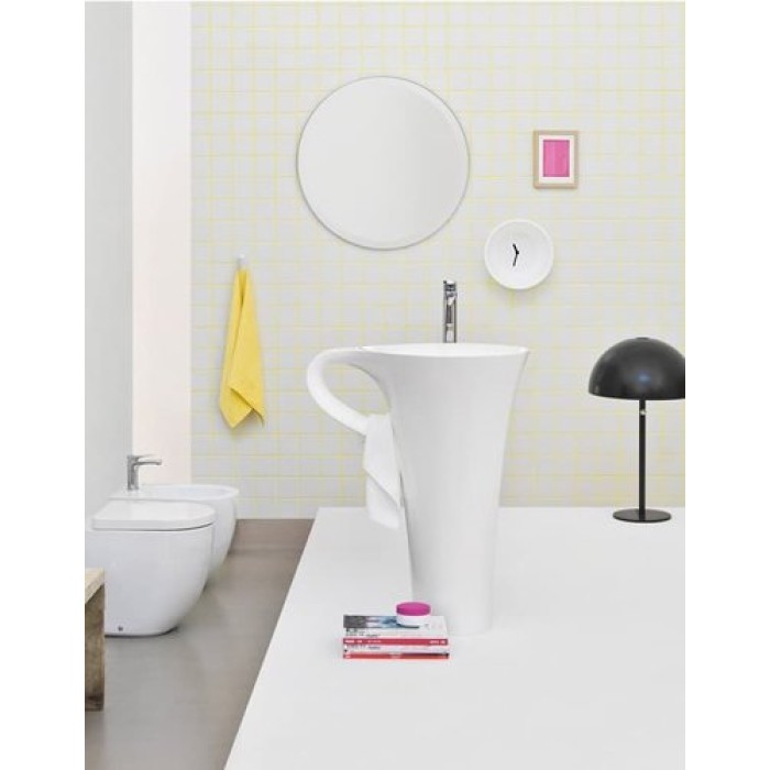 Каменная раковина 70 см Artceram Cup, white (OSL004 01; 00)