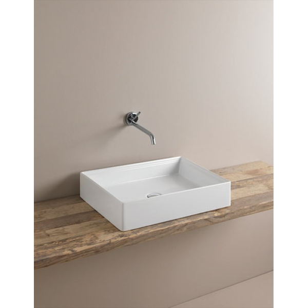 Керамическая раковина 55 см Artceram Scalino, white glossy (SCL002 01; 00)