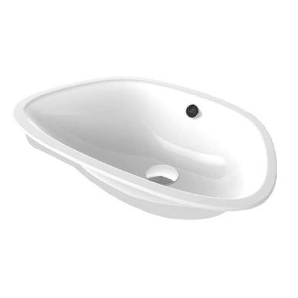 Керамическая раковина 61 см Artceram Plettro, white glossy (PTL003 01; 00)
