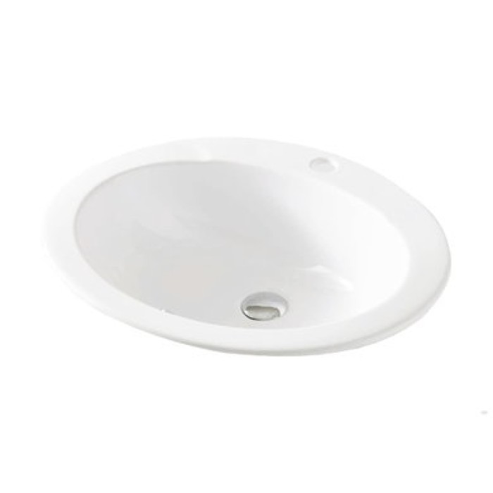 Керамическая раковина 62 см Artceram Minerva, white glossy (MNL001 01; 00)