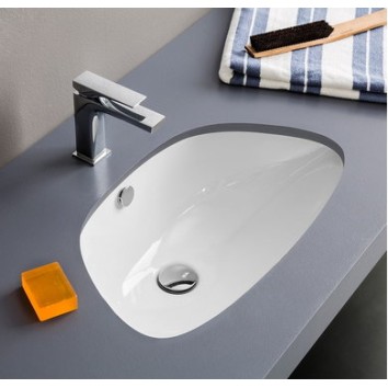 Керамическая раковина 61 см Artceram Plettro, white glossy (PTL003 01; 00)
