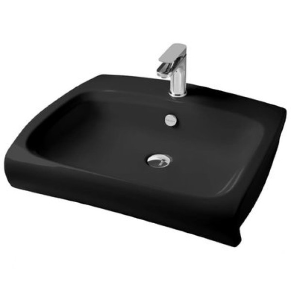 Керамическая раковина 65 см Artceram Hi-Line, black glossy (HIL002 03; 00)