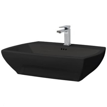Керамическая раковина 70 см Artceram Jazz, black glossy (JZL005 03; 00)