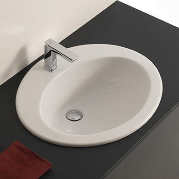 Керамическая раковина 62 см Artceram Minerva, white glossy (MNL001 01; 00)