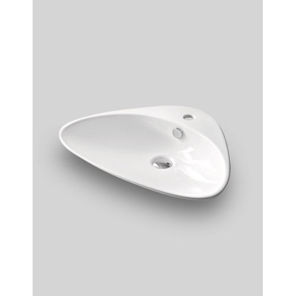 Керамическая раковина 60 см Artceram Plettro, white glossy (PTL001 01; 00)