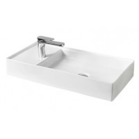 Керамическая раковина 75 см Artceram Scalino, white glossy (SCL004 01; 00)