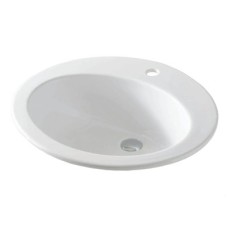 Керамическая раковина 59 см Artceram Eolo, white glossy (ELL001 01; 00)