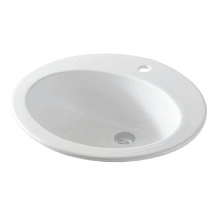 Керамическая раковина 59 см Artceram Eolo, white glossy (ELL001 01; 00)