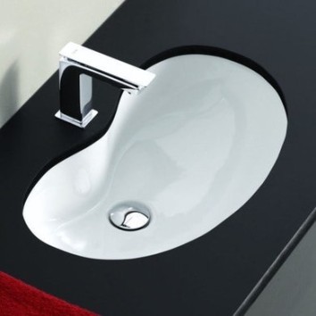 Керамическая раковина 60 см Artceram Idea, white glossy (IDL001 01; 00)