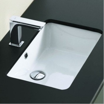 Керамическая раковина 53 см Artceram Gea, white glossy (GEL001 01; 00)