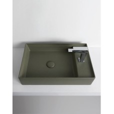 Керамическая раковина 60 см Artceram Scalino, cement mate (SCL003 24; 00)