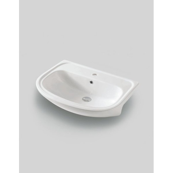 Керамическая раковина 66 см Artceram Apollo, white glossy (APL001 01; 00)