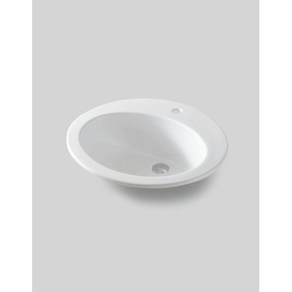 Керамическая раковина 59 см Artceram Eolo, white glossy (ELL001 01; 00)