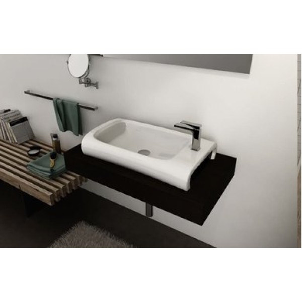 Керамическая раковина 70 см Artceram Hi-Line, white glossy (HIL003 01; 00)