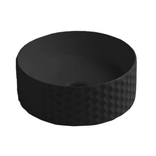 Керамическая раковина 40 см Artceram Esagono, black glossy (OSL013 03; 00)