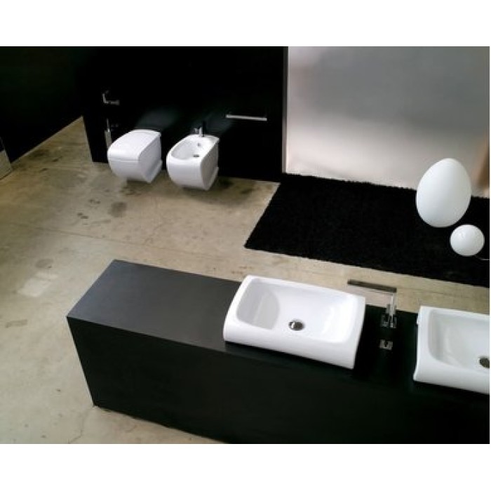 Керамическая раковина 65 см Artceram Hi-Line, white glossy (HIL002 01; 00)