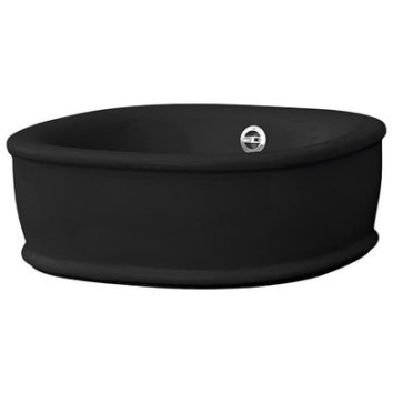 Керамическая раковина 45 см Artceram Azuley, black glossy (AZL001 03; 00)