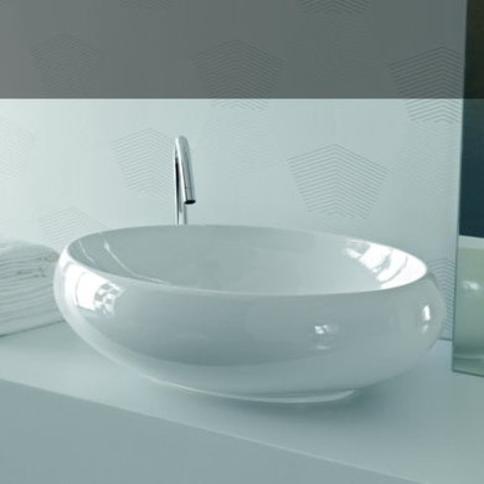 Керамическая раковина 60 см Artceram Tao, white glossy (TOL002 01; 00)