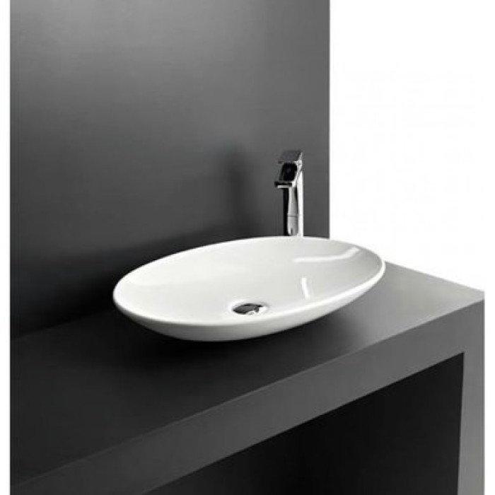 Керамическая раковина 60 см Artceram La Fontana, white glossy (LFL001 01; 00)