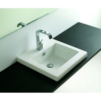 Керамическая раковина 51 см Artceram Gap, white glossy (GPL005 01; 00)