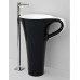 Каменная раковина 70 см Artceram Cup, black (OSL004 01; 50)