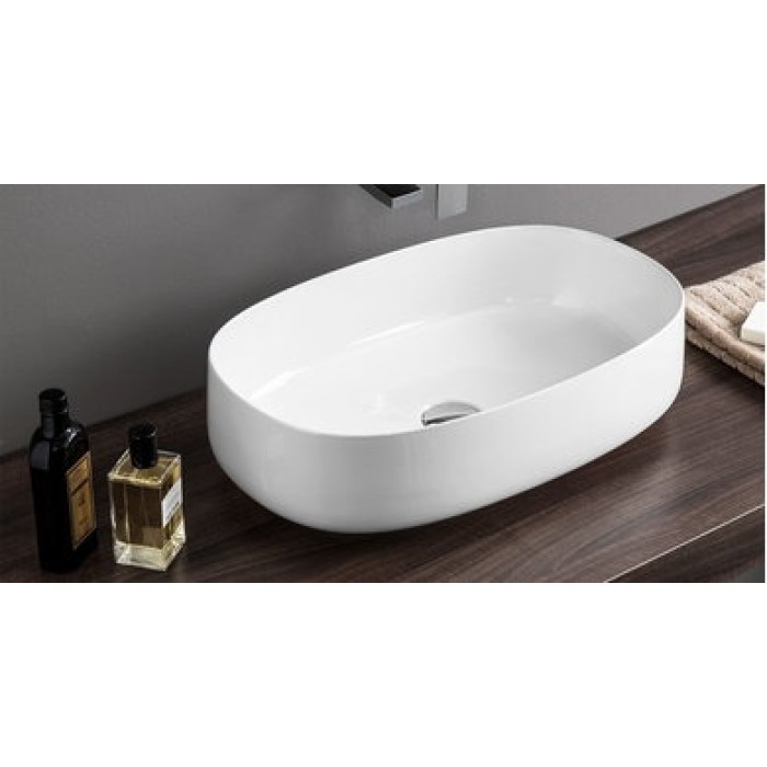 Керамическая раковина 55 см Artceram Cognac, white glossy (COL003 01; 00)