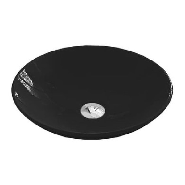 Керамическая раковина 41 см Artceram Polis, black glossy (PSL001 03; 00)