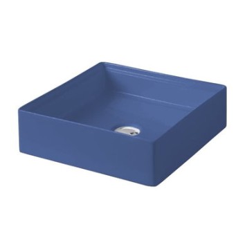 Керамическая раковина 38 см Artceram Scalino, blue sapphire (SCL001 16; 00)