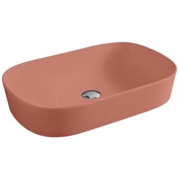Керамическая раковина 65 см Artceram Ghost, red coral (GHL002 14; 00)
