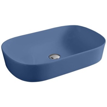 Керамическая раковина 65 см Artceram Ghost, blue sapphire (GHL002 16; 00)
