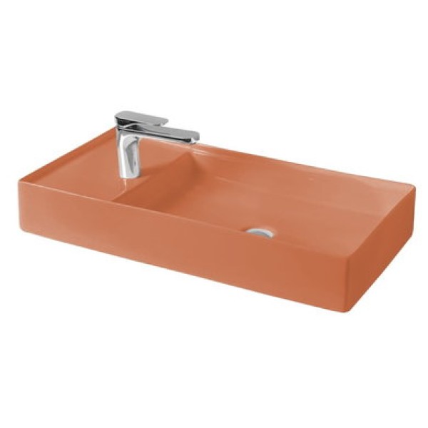 Керамическая раковина 75 см Artceram Scalino, orange cameo (SCL004 13; 00)