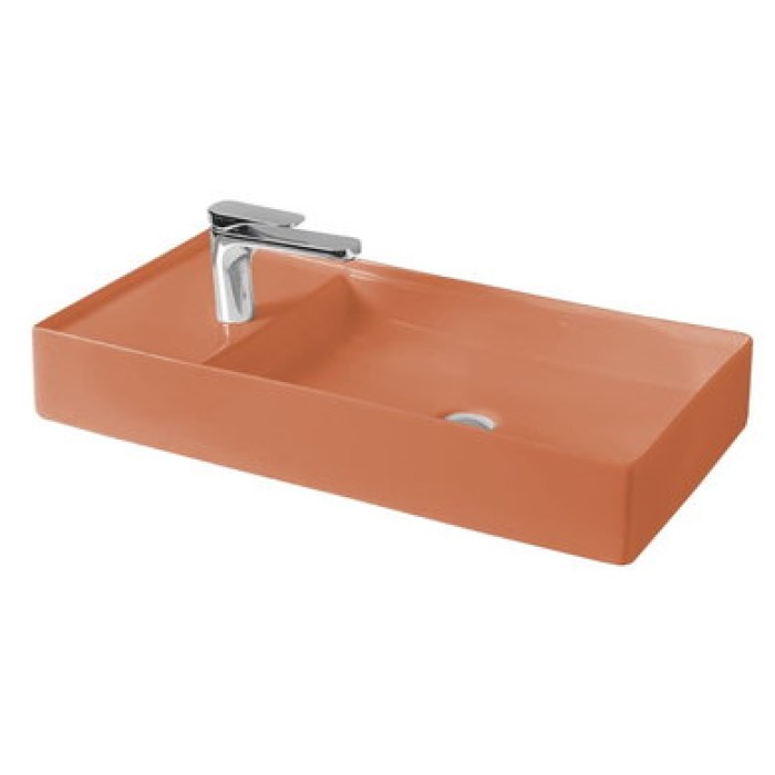 Керамическая раковина 75 см Artceram Scalino, orange cameo (SCL004 13; 00)